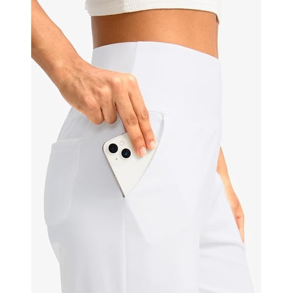 Women's Bermuda Shorts with Pockets High Waisted Knee Length Casual Athletic Walking Workout Lounge Shorts