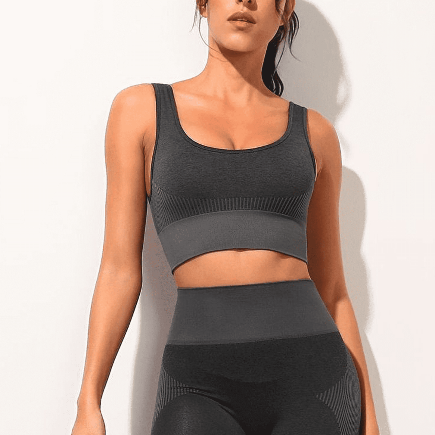 WQD Sports Bras for Women High Support Wirefree Padded Workout Bras Comfortable Athletic Yoga Bra Tops for Running Training Fitness Gym