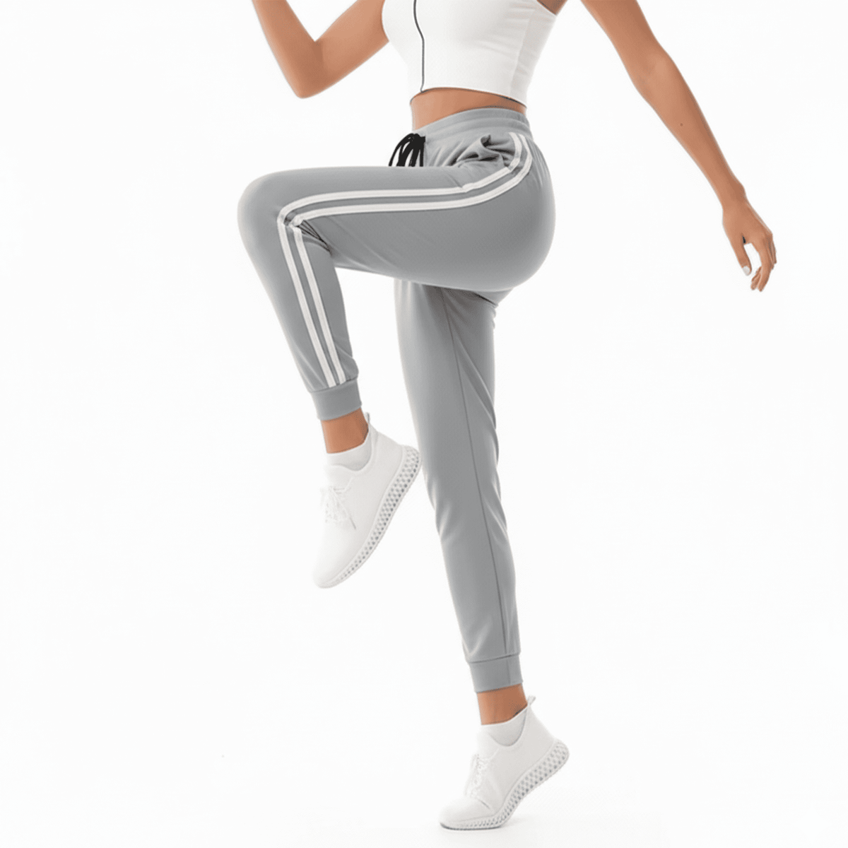 WQD 2 Pack Womens Sweatpants Jogger Pants with Pockets High Waist Lounge Athletic Yoga Pants for Workout Running Gym