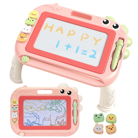 Flynow Magnetic Drawing Board, Sketch Doodle Board Pad Toy, Educational Learning Toys for Toddlers 1-3, Portable Toys for Baby Kids Boys Girls 1 2 3 Year Old Birthday Gift