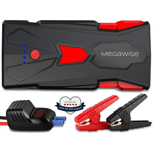 1500A Peak 16800mAh Car Battery Jump Starter (up to 7L Gas or 5L Diesel Engines), 12V Portable Power Pack Auto Battery Booster with Dual USB Outputs