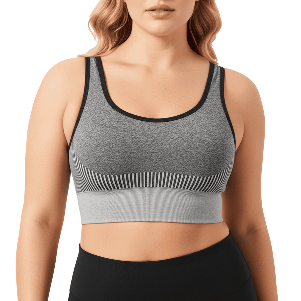 WQD Sports Bras for Women High Support Wirefree Padded Workout Bras Comfortable Athletic Yoga Bra Tops for Running Training Fitness Gym