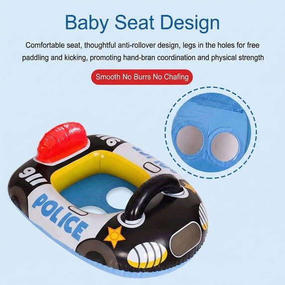 Flynow Baby Pool Float, Baby Swimming Float with Safety Seat, Smart Swim Trainer, Inflatable Toddlers Pool Floats, Infant Swim Floats, Kids Floaties, Water Toys Gift Beach Summer Essentials